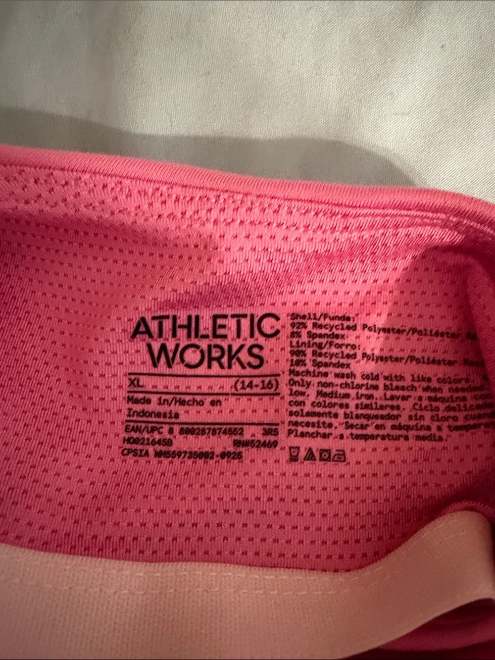Athletic Works lightweight pink